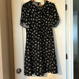 Kate Spade Black Floral Dress